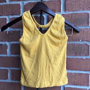 Yellow Halter Top